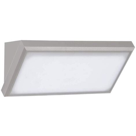 Lampada LED da parete V-TAC 12W luce soffusa doppio fascio UP/DOWN 110° da  muro rettangolare esterno IP65 VT-8057 6400K SKU 218244