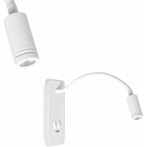 Lampada da notte 2x8W LED BASE ML6349 Milagro