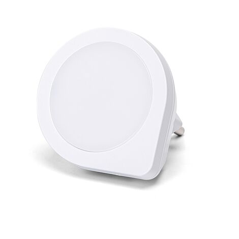 Lampada da notte a Led Goccia da presa 0,2W Bianco caldo 3000K con sensore Aigostar
