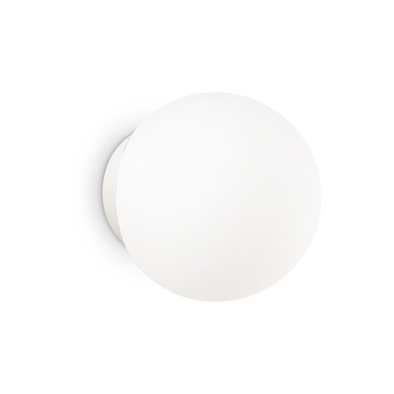 Image of Ideal Lux - Applique Moderna Mapa Vetro Bianco 1 Luce G9 3W 3000K Luce Calda