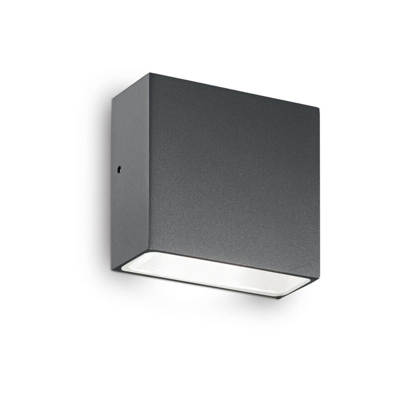 Image of Ideal Lux - Applique Moderna Tetris-1 Alluminio Antracite 1 Luce 3W 3000K Luce Calda
