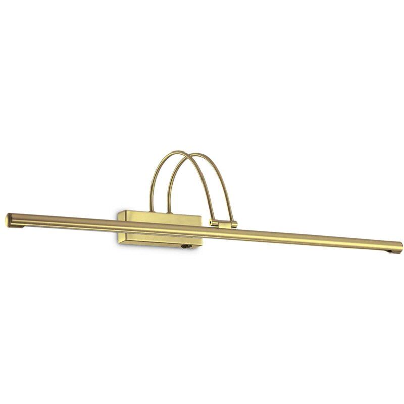 Ideal Lux - Applique Contemporanea Bow Metallo Ottone Led 8W 3000K Luce Calda