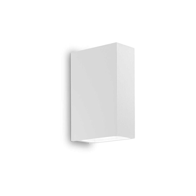 Image of Applique Moderna Tetris-2 Alluminio Bianco 2 Luci 3W 3000K Luce Calda