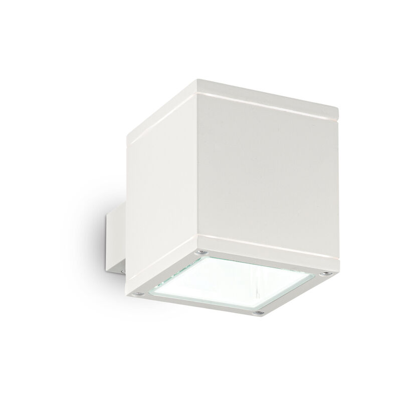 Image of Applique Moderna Snif Square Alluminio Bianco 1 Luce G9 3W 3000K Luce Calda - Bianco