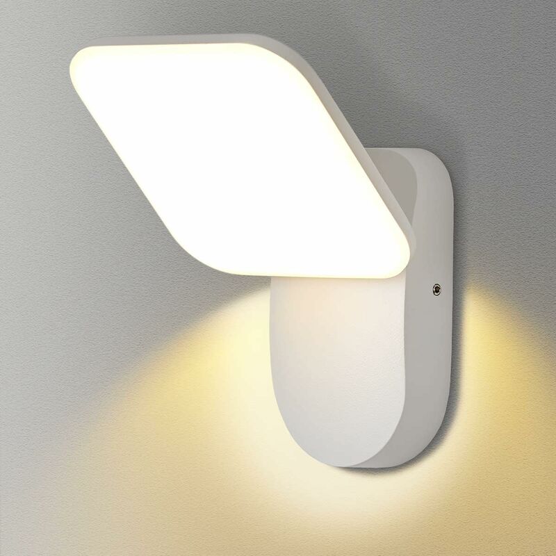 Image of Lampada da parete a LED 12W per interni ed esterni Huat Down Lampada da parete moderna a LED Impermeabile IP65 Lampada da parete in alluminio per