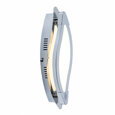 Lampada da parete a LED da 6,5 W di design lobby camera d'albergo luce cromata commutabile WOFI 4809.01.01.0000