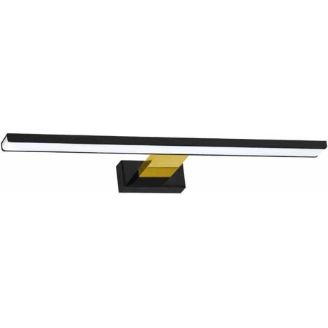Lampada da parete a LED Milagro BLACK ML7885 nera/oro