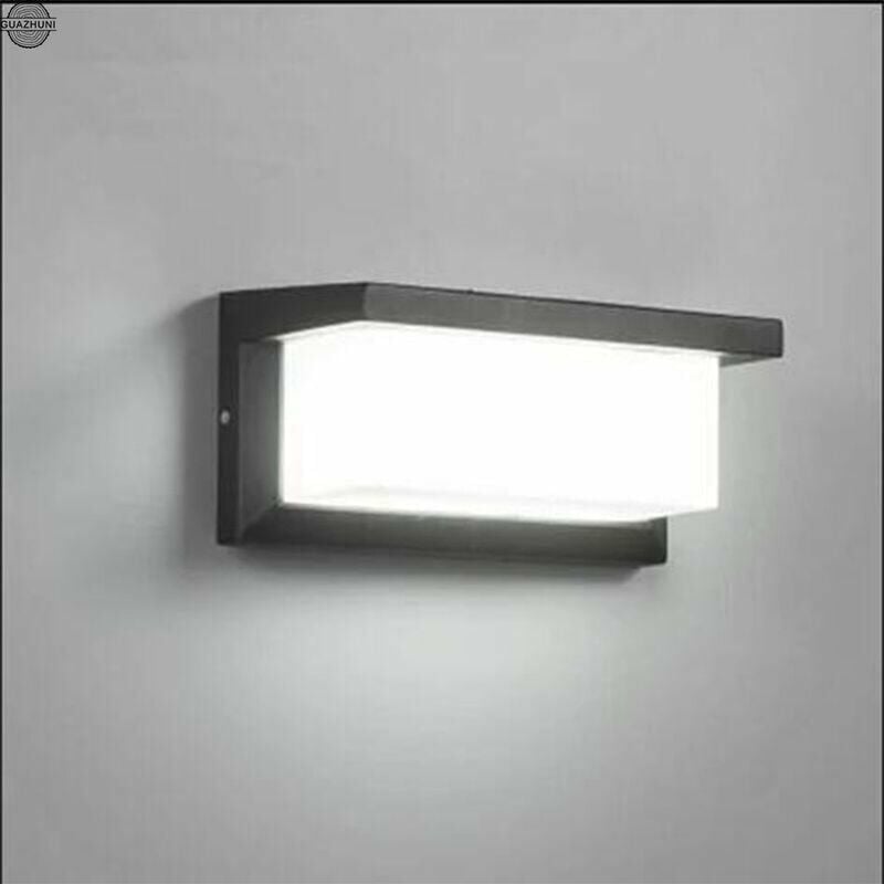 Image of Lampada da parete a LED per esterni 1200 Lumen Lampada decorativa IP65 impermeabile per cortile Giardino Terrazza Patio Corridoio Bianco freddo