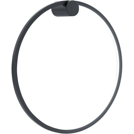 Lampada da parete a LED Saturno nera 25W