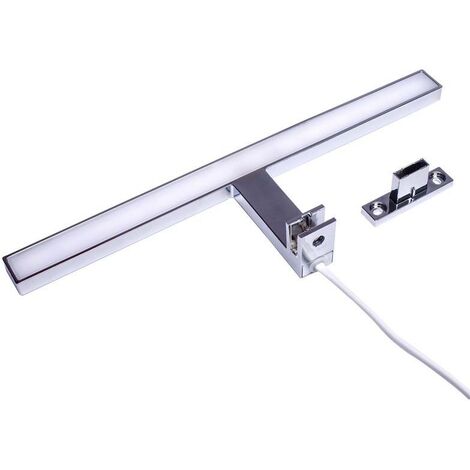 Lampada da parete a specchio LED 30cm 5W | Montaggio su specchio e armadio
