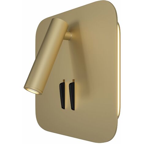 Lampada da parete Ceiling & Wall in Alluminio Ios 176 Opaco Oro
