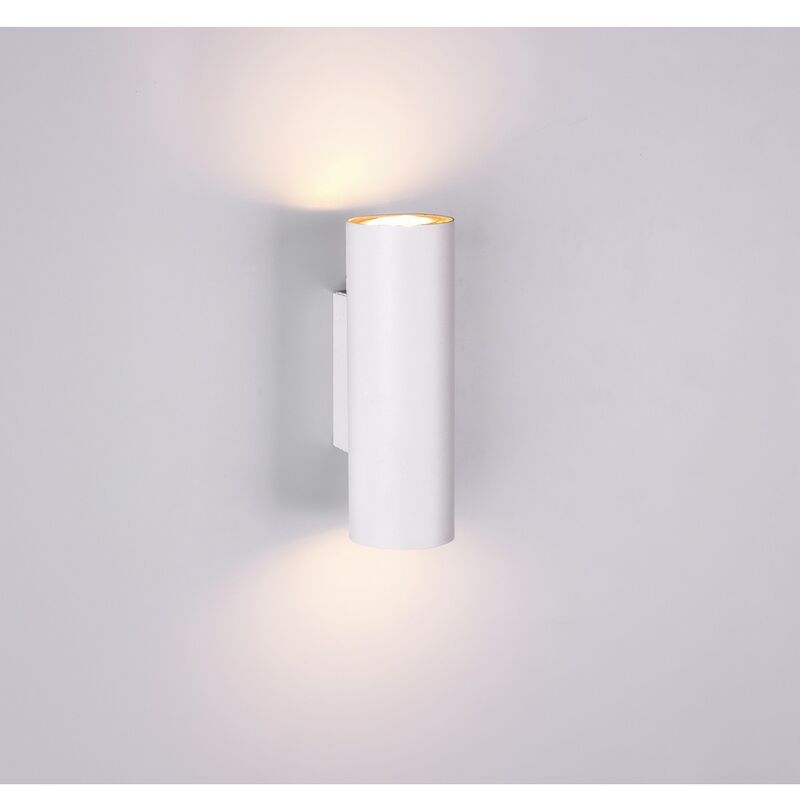 Iperbriko - Lampada da Parete Cilindro Bianco