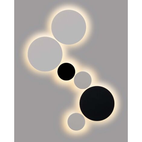 Lampada da parete circolare "Eclipse" 12W - Chip Samsung - Luce