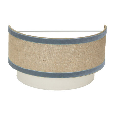 Lampada da parete cornalina 1xe27 beige/blu 30d