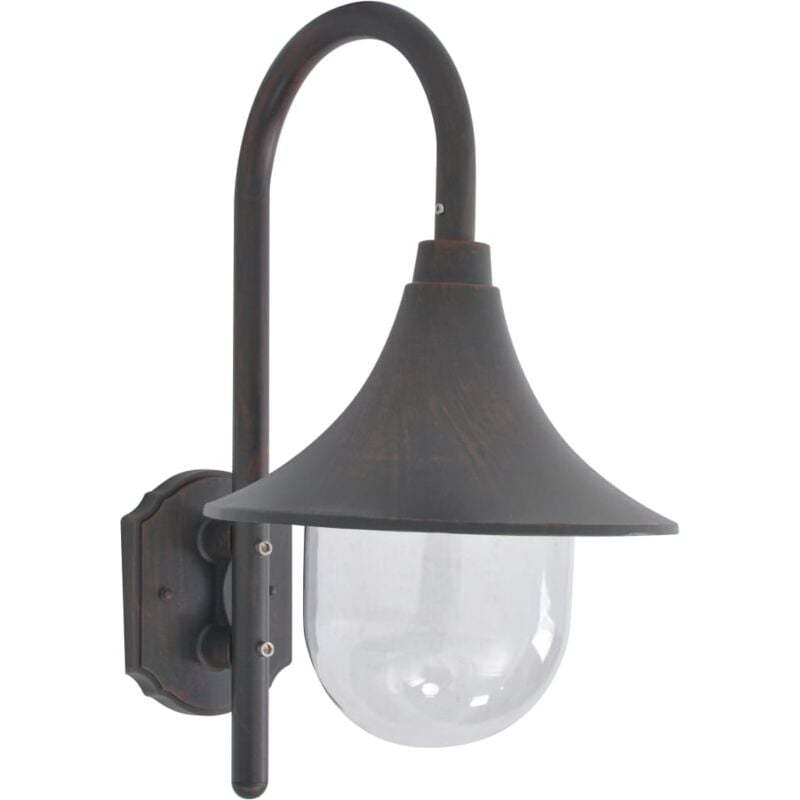 Vidaxl - Lampada da Parete da Giardino E27 42 cm Alluminio Bronzo