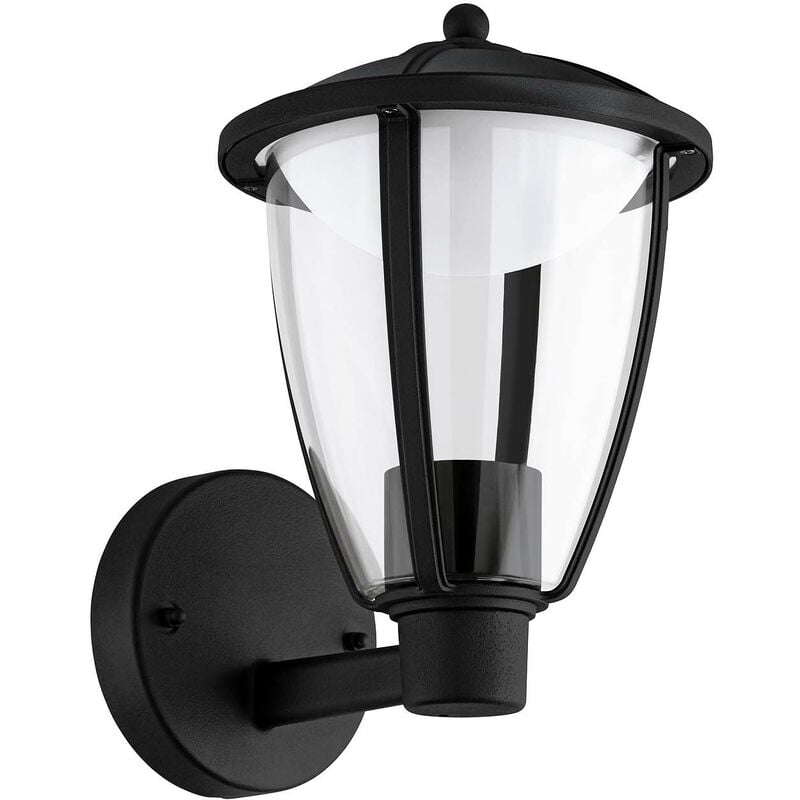 Image of Eglo - lampada da parete della luce led per esterni up nero chiaro Comunero Altezza: 27,5 centimetri
