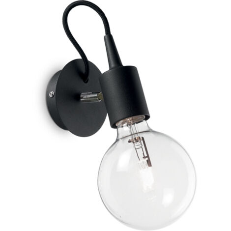 LAMPADA DA PARETE EDISON AP1 NERO