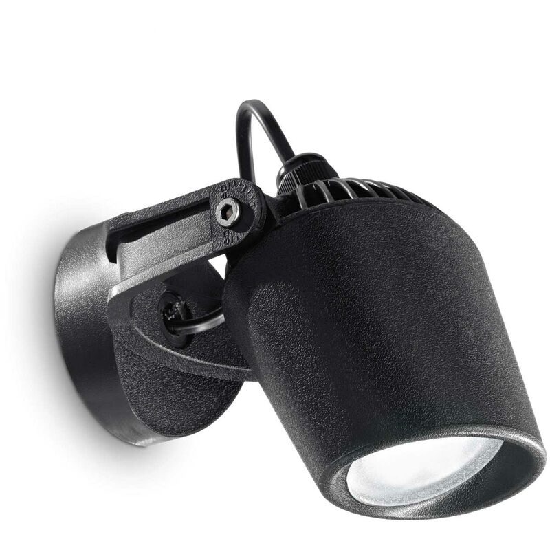 Lampada da parete elio, nero - L120xH125xP120mm