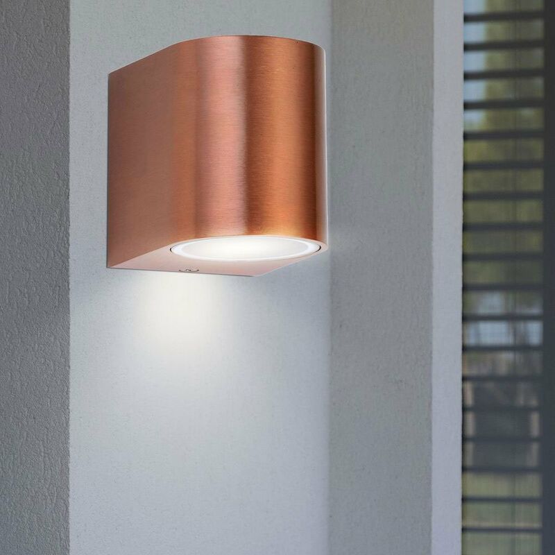 Image of Etc-shop - Faretti per lampade da parete per esterni di alta qualità alu Down Lighting House Spot Door Luminaire danneggia