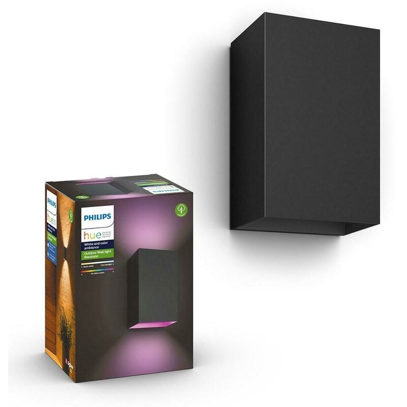 Image of Lampada a parete per esterno up/down resonate nero 1746430p7 - Philips Hue
