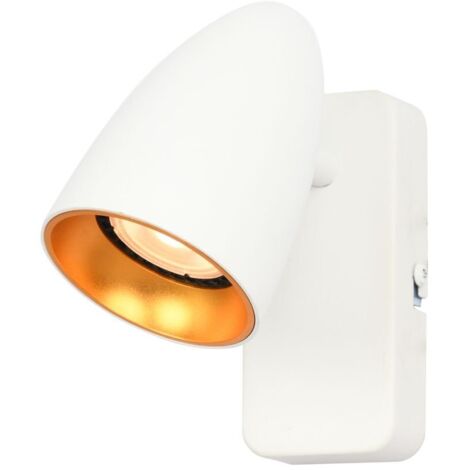 Lampada da parete faretto TINO WL367481WHGD Italux