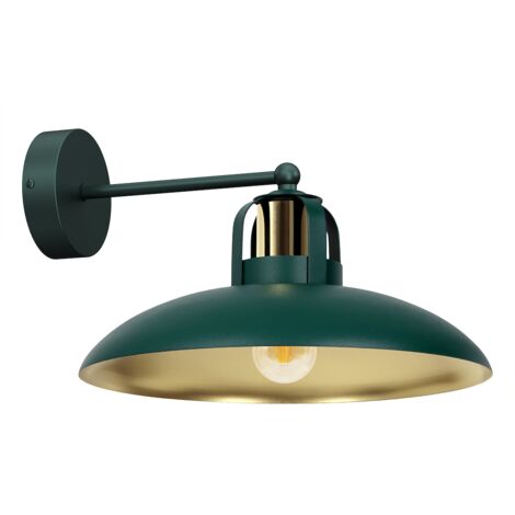 Lampada da parete FELIX VERDE/ORO 1xE27
