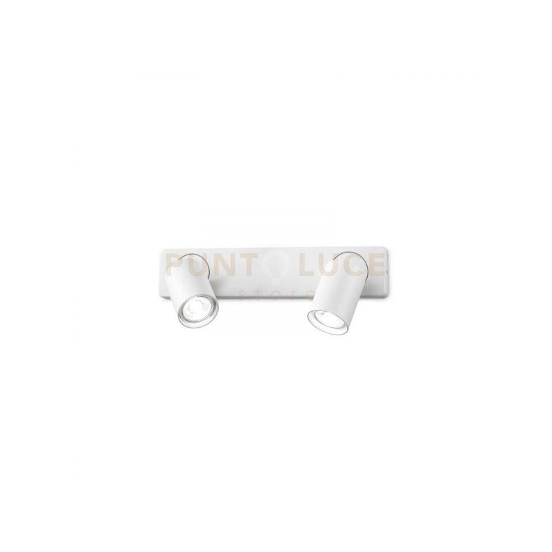 Ideal Lux - lampada da parete rudy AP2 bianco