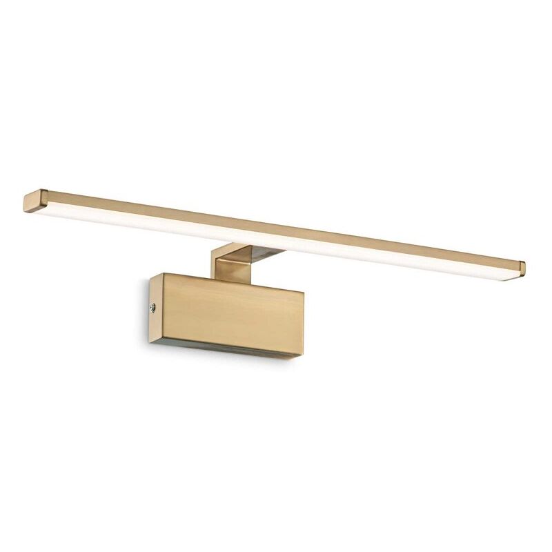 Ideal Lux - Applique Contemporanea Alma Metallo Ottone Led 12,5W 3000K Luce Calda