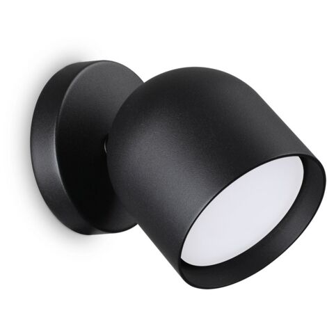Lampada da parete ideal lux dodo ap1 1xgx53 max 15w nero - 314099