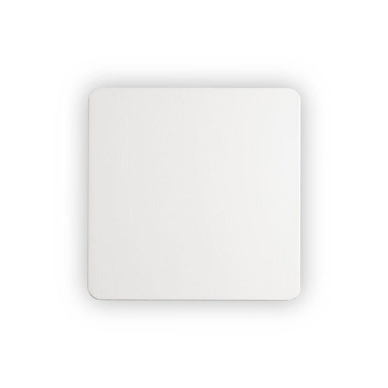 Image of Ideal Lux - Applique Moderna Cover Alluminio Bianco Led 9,5W 3000K Luce Calda Quadr.