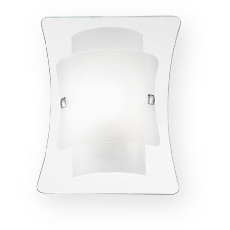 Lampada da parete ideal lux triplo ap1 1xe27 max 60w bianco - 026473