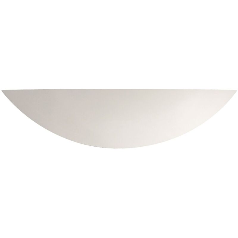 Applique Contemporanea Malta Porcellana - Ceramica Bianco 1 Luce E27