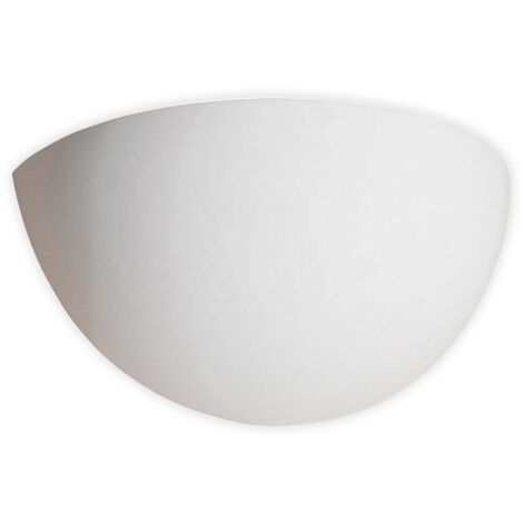 BARCELONA LED Lampada da parete in gesso HALF E14