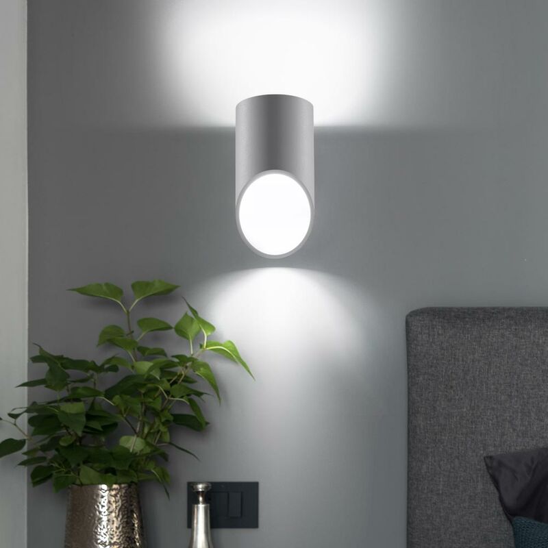 Image of Etc-shop - Lampada da parete indoor bianco illuminazione indiretta Wall Lampada da parete Up Down bianco, alluminio, 1x G9, LxPxH 10x12x20 cm