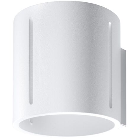 Lampada da parete Inez bianco 10x10x12cm Sollux