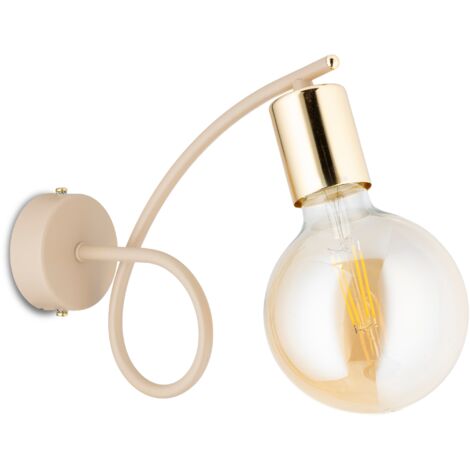 Lampada da parete Kango Beige 1xE27
