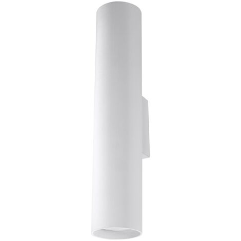 Lampada da parete Lagos bianco 6x30x8cm Sollux