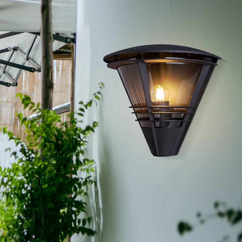 Image of Lampada da parete lampada da parete casa lampada da parete lampada da esterno lampada da esterno, IP44 resistente alle intemperie, antracite
