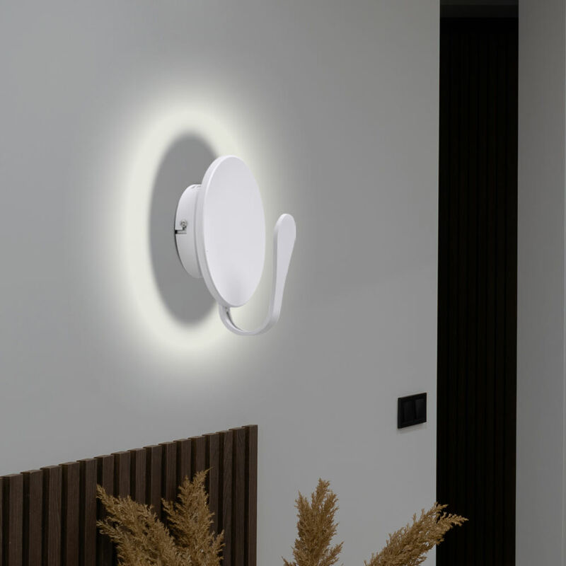 Image of Etc-shop - Lampada da parete Lampada da parete Faretto Lampada da corridoio Lampada da soggiorno Lampada da scala, bianca, led 6W 580Lm bianco caldo,