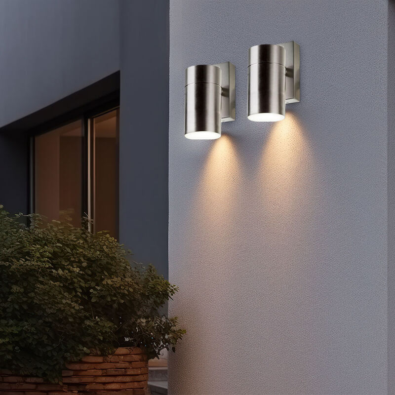 Image of Lampada da parete lampada da parete lampada da esterno lampada da parete per casa balcone, IP44 acciaio inossidabile resistente alle intemperie