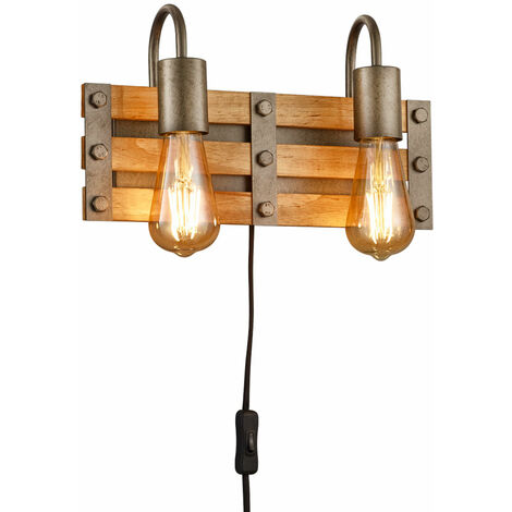 Lucide Illuminazione Applique da parete in stile industrial con braccio e  diffusore orientabile collezione Honore