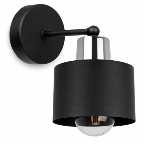 LAMPADA DA PARETE, LAMPADA QUADRATA, LAMPADA DA SOFFITTO, LAMPADA LED NERA