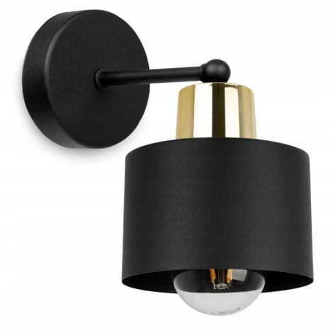 LAMPADA DA PARETE, LAMPADA QUADRATA, LAMPADA DA SOFFITTO, LAMPADA LED NERA