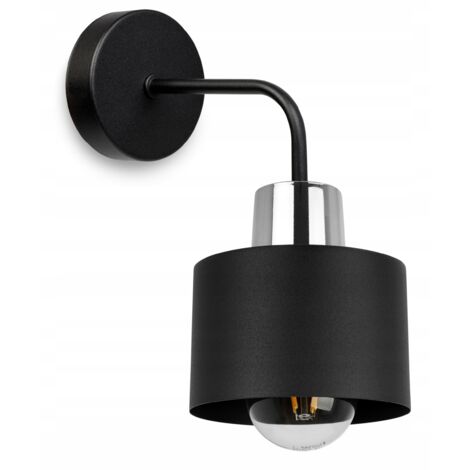 LAMPADA DA PARETE, LAMPADA QUADRATA, LAMPADA DA SOFFITTO, LAMPADA LED NERA