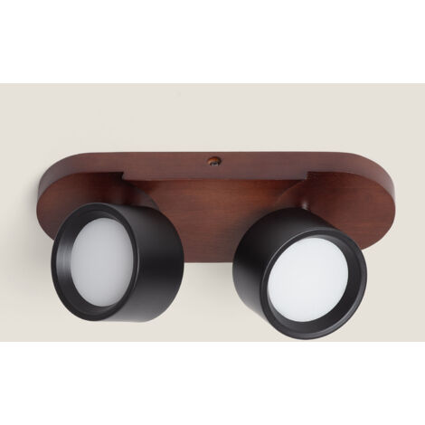 Lampada da Parete LED 10W Metallo CCT Selezionabile Cundra 2 Faretti