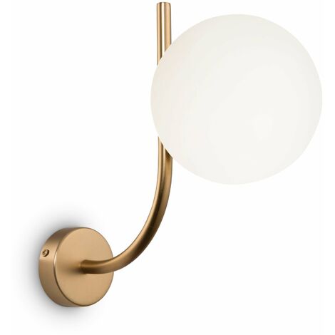 Lampada da parete Modern in Metallo Rendez-vous Ottone