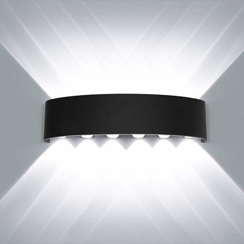 Lampada da parete moderna impermeabile Up Down