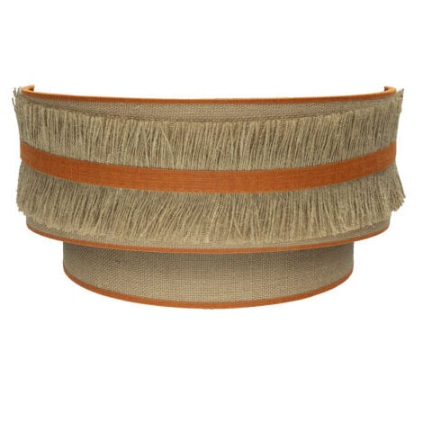 Lampada da parete natalia 1xe27 saco-arancio 17x30x15 cm