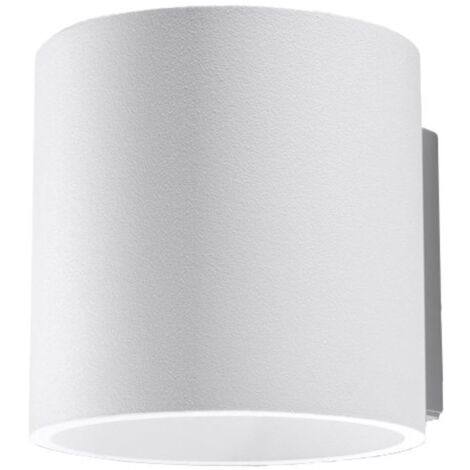 Lampada da parete Orbis bianco 10x10x12cm Sollux