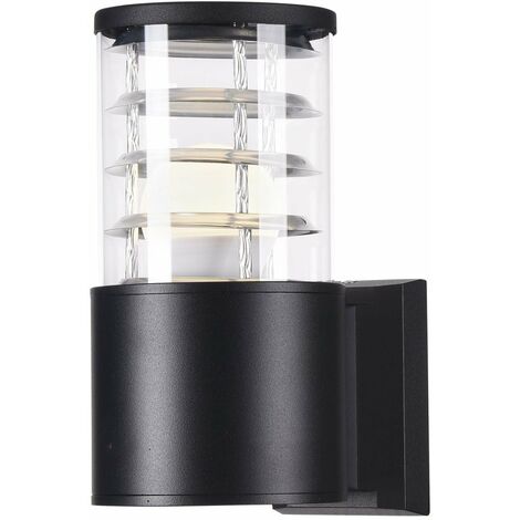 Lampada da parete Outdoor in Alluminio Bronx Nero